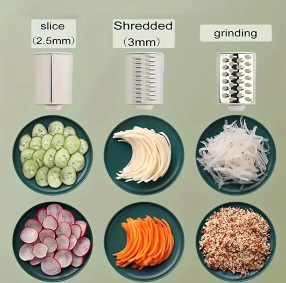 قطاعة الخضروات متعددة الوظائف, سهلة التنظيف !